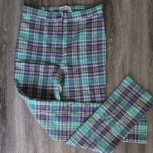 Urban Outfitters Plaid WomensPants - Green and Blue
